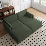 Comfy Sofa Natural wood - Image 15