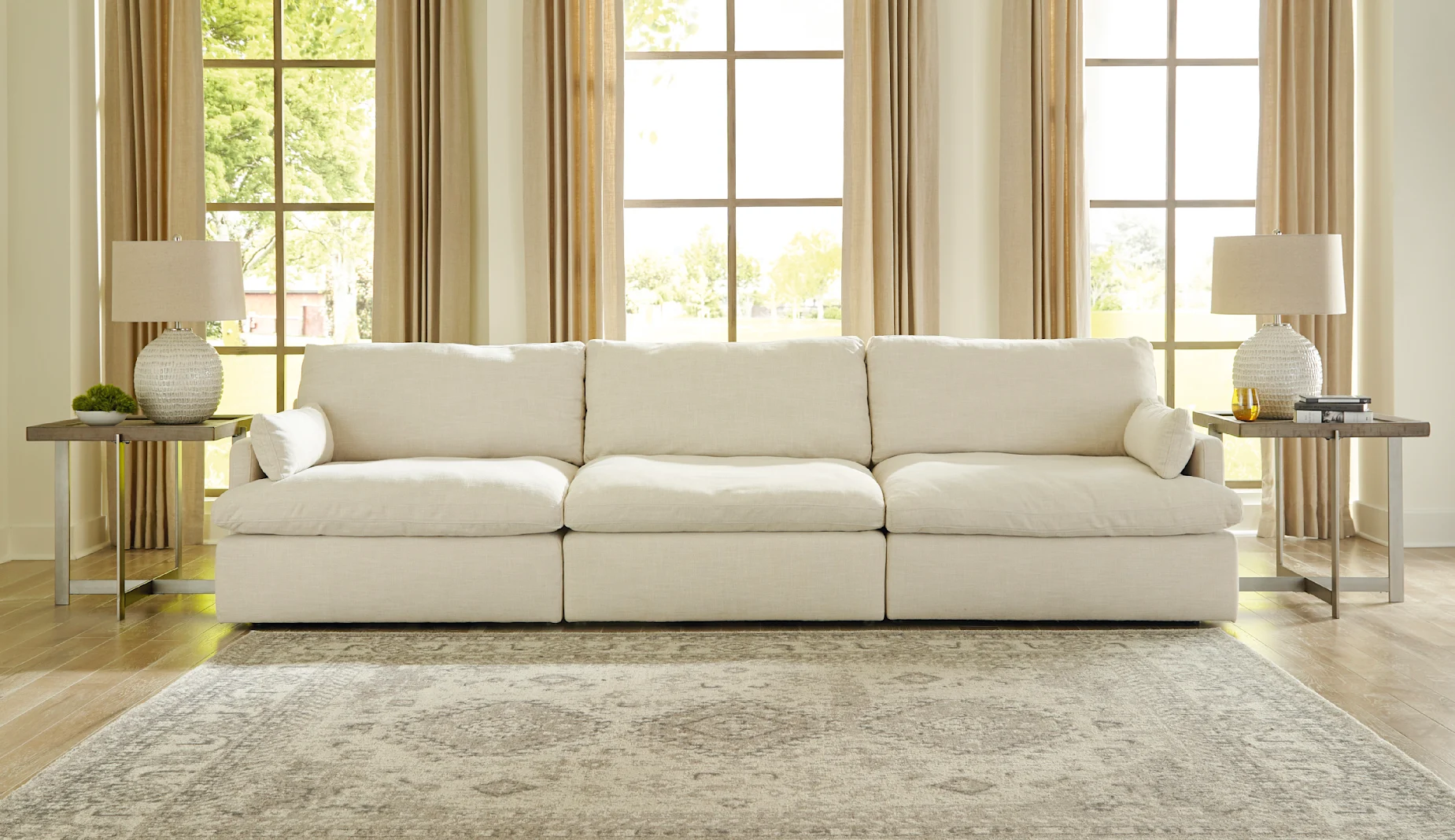 0015762_tanavi-exclusive-3-piece-sectional-smoke.webp Tavani L-Shaped Sectional Natural wood - Image 1