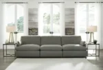 Tavani L-Shaped Sectional Natural wood - Image 2
