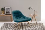 Elton Upholstered Natural wood chair - Image 2