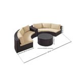 Sylvia's semi-circular rattan VIP corner serves 6 people - Image 6
