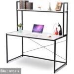 Melamine wood desk - MTC-016 - 120cmX140cm - white color - Image 2
