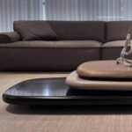 Simple and modern oval coffee table - Image 4