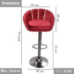 Snyder hydraulic bar chair - Image 3