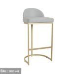 Leather Fabric Bar Stool- MSC-445 - 39cmX45cm - Image 2