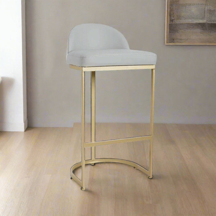 Leather Fabric Bar Stool- MSC-445 - 39cmX45cm - Image 1