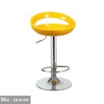 Tori Hydraulic Bar Stool - Yellow