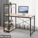 Melamine wood desk - MTC-029 - 120cmX120cm - Beige color