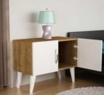 High quality MDF wooden nightstand - ELM-098 - 55cmX70cm