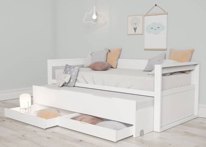 Compact bed with sliding lower bed - Image 3