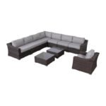 Rattan breaker corner is enough for 8 people - Image 3