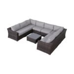 Rattan breaker corner suitabfor 8 peopin U shape - Image 3