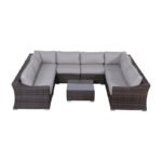 Rattan breaker corner suitabfor 8 peopin U shape - Image 5