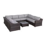 Rattan breaker corner suitabfor 8 peopin U shape - Image 6