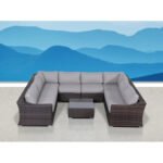 Rattan breaker corner suitabfor 8 peopin U shape