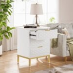 Nightstand, 3-Drawer Modern Beside Table End Table - Image 5