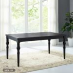 Dining table - 6 pieces of beech wood and high-quality MDF - KYN-164 - Image 5