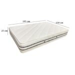 Comfort Plus spring mattress connected with high-quality cotton and sponge layers - from (100 cm to 160 cm) - GLE-113 - Image 4