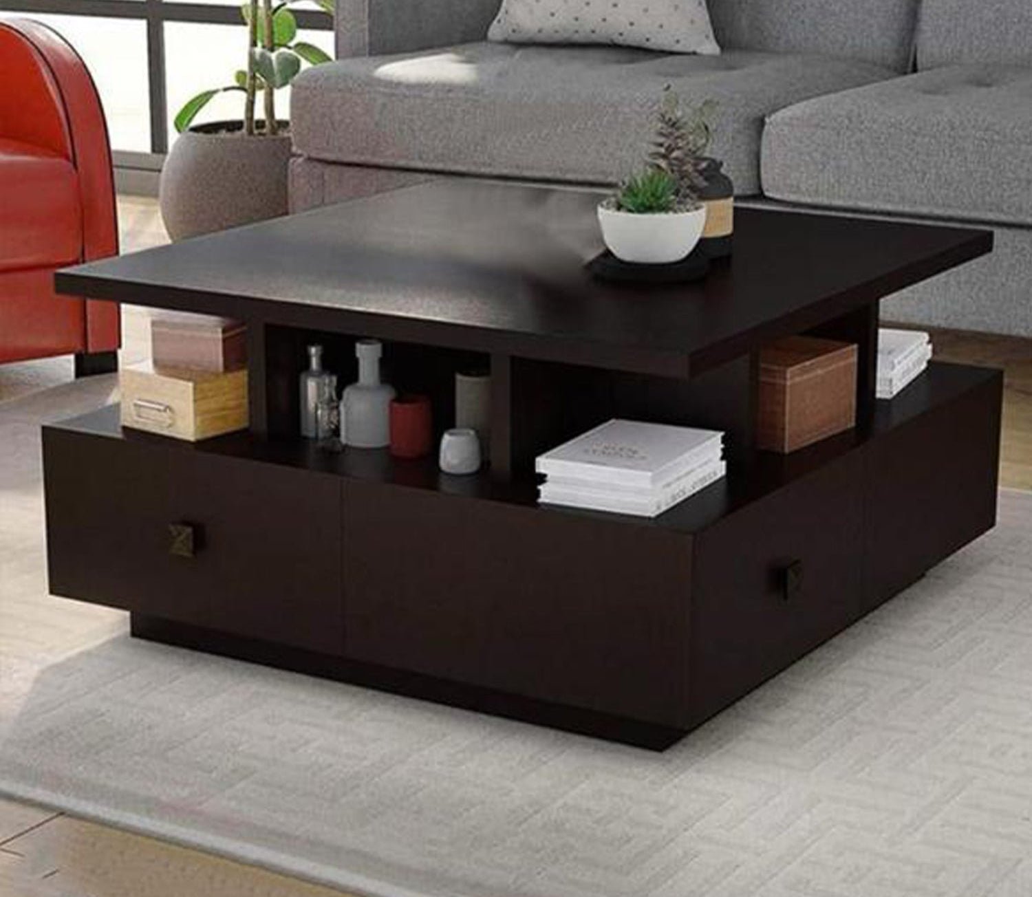 1_102cd33b-0b09-4197-a1d0-adc4d2a08d34.jpg Spanish MDF wood coffee table - MAD-092 - Image 1