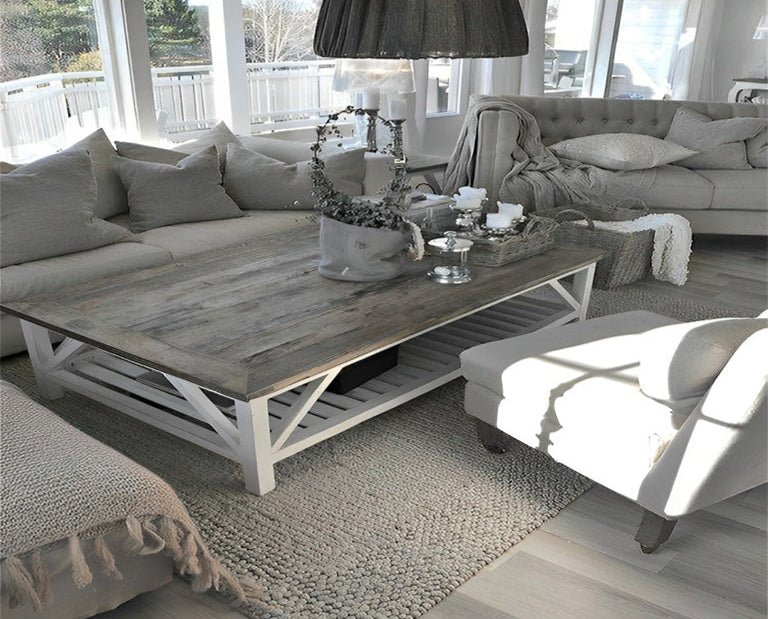 1_10bcd30c-12e6-4862-9971-4caea1223073.jpg Swedish Wood Coffee Table - OHA-080 - Image 1