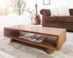 Natural wood coffee table - 100 * 60 - ELG-037