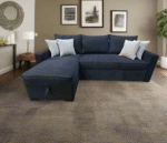 Manx sofa, 2 seater, bed and storage drawer - red beech wood - HST-035