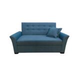 Manx 2-Seater Sofa Bed - Red Beech Wood - HST-082 - Image 2