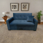 Manx 2-Seater Sofa Bed - Red Beech Wood - HST-064