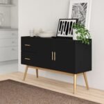 Coffee Corner made of beech wood and counter - OHA-085