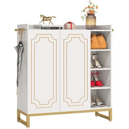 Shoe Cabinet, 20 Pairs Shoe Rack Organizer with Adjustable Shelves