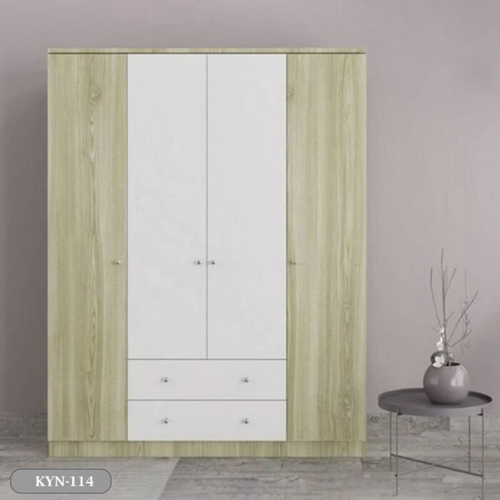 MDF wood wardrobe with HPL layer - KYN-114 - Image 1