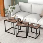 High quality metal side tables set - OMM-023
