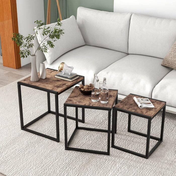 High quality metal side tables set - OMM-023 - Image 1