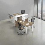Quad workstation made of Spanish MDF wood - CEM-027