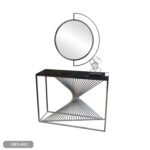 Stainless Steel Console and Mirrors - ORX-082 - Image 2