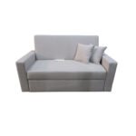 Manx 2-Seater Sofa Bed - Red Beech Wood - HST-084 - Image 2