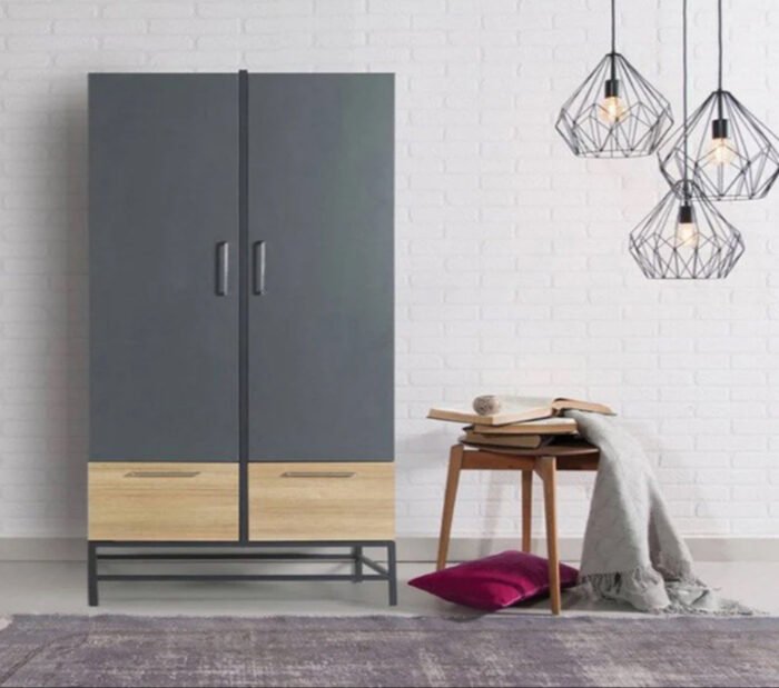 MDF wood wardrobe with HPL layer - KYN-113 - Image 1
