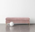 High Quality MDF Wooden Banket - BDF-002 - 120cmX45cm - Color Rose