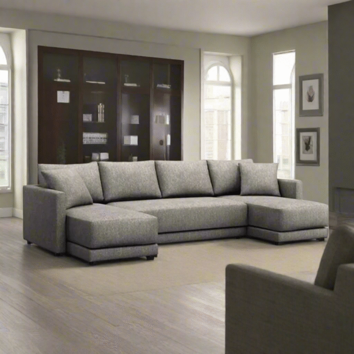 Beech wood corner with linen or velvet fabric - KYN-040 - Image 1