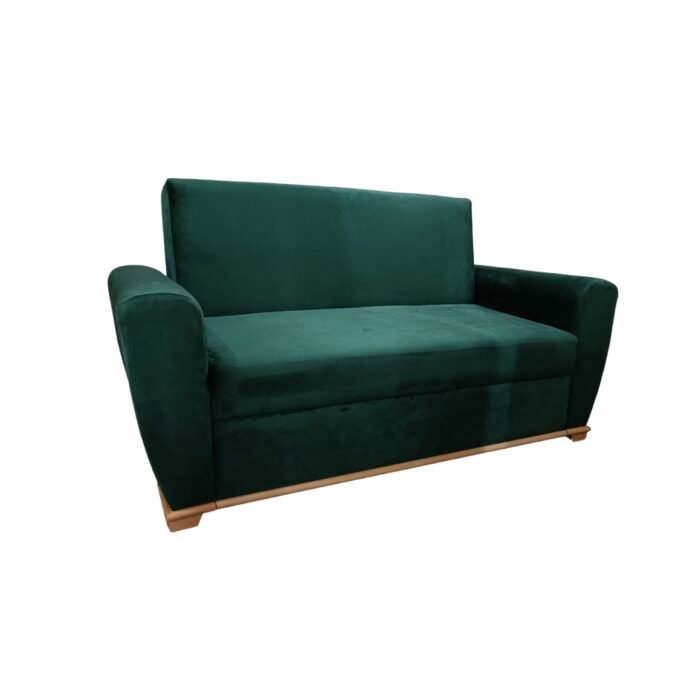 Manx 2-Seater Sofa Bed - Red Beech Wood - HST-088 - Image 2