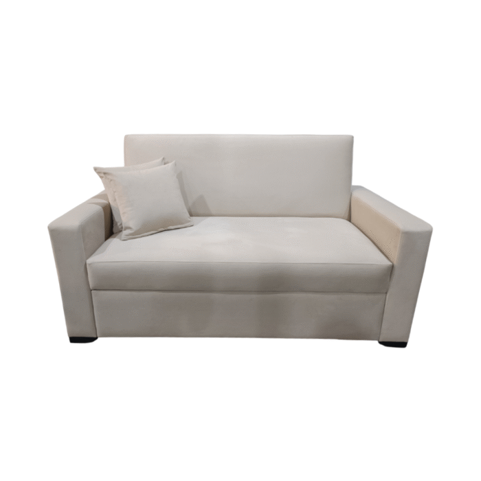 Manx 2-Seater Sofa Bed - Red Beech Wood - HST-073 - Image 2