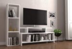 TV table with additional units made of high-quality MDF wood - HFS-004