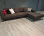 Beech wood corner with linen or velvet fabric - KYN-021