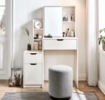 High quality MDF wood dresser with pouf - OSM-051