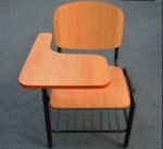 Metal lecture chair - leather - OMD-335
