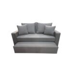 Manx 2-Seater Sofa Bed - Red Beech Wood - HST-069 - Image 2