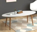 MDF and beech wood coffee table - WAF-017