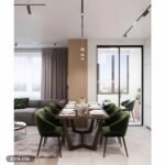 Dining table - 7 pieces of high quality beech wood - KYN-196