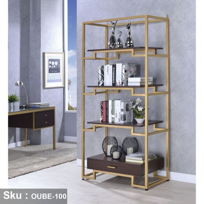 MDF and steel shelving unit - OUBE-100 - Image 1