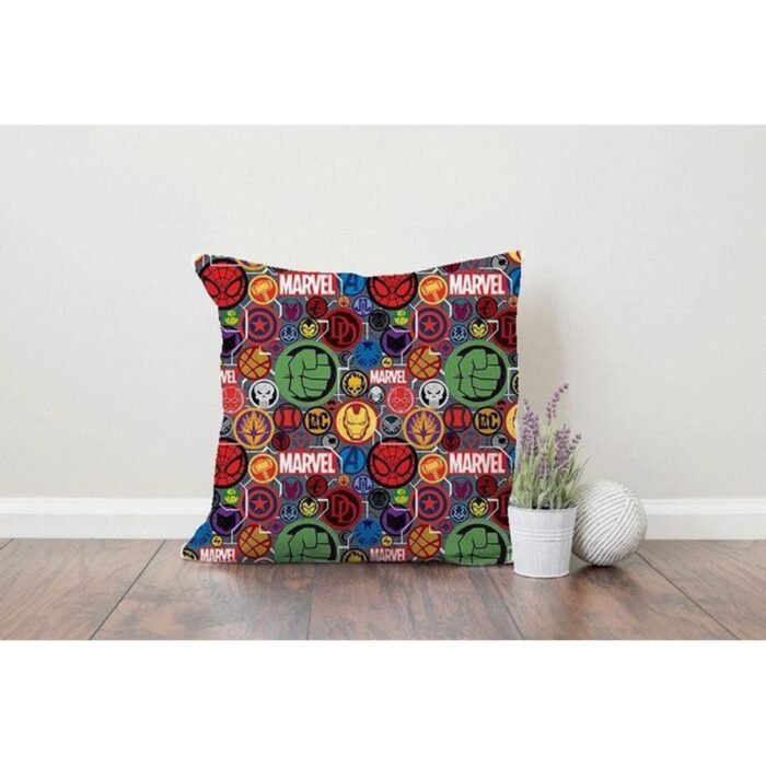 Plush children's pillow in linen - PRV-031 - Image 1